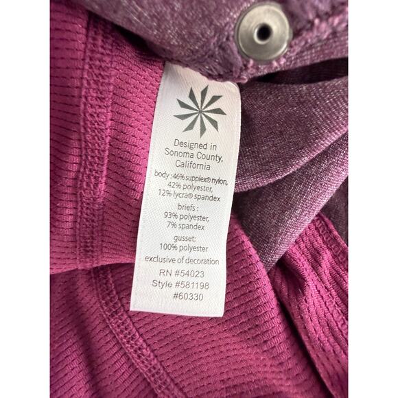 Athleta Size L Casual Athleisure Skort Purple Pull On Outdoor Stretch - Picture 6 of 8